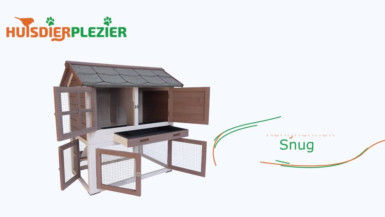 Huisdierplezier.nl | Konijnenhok Snug | Konijnenhok bouwen