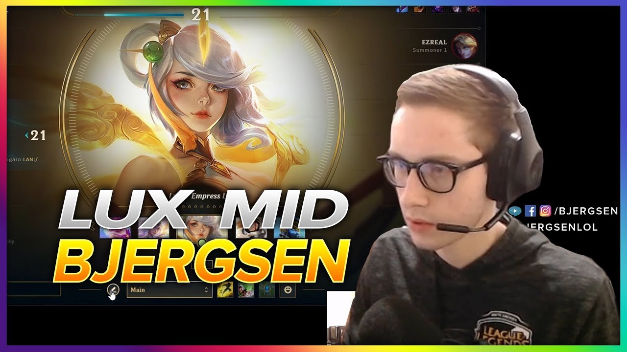 634. Bjergsen Lux против Orianna Mid Patch 8.9 Season 8 - BJERGSEN STREAM