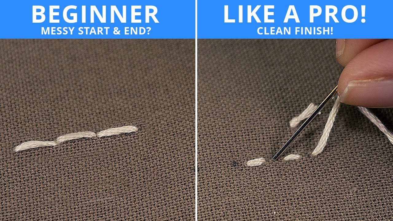 Back Stitch for Beginners &ndash; Start & End Like a Pro!