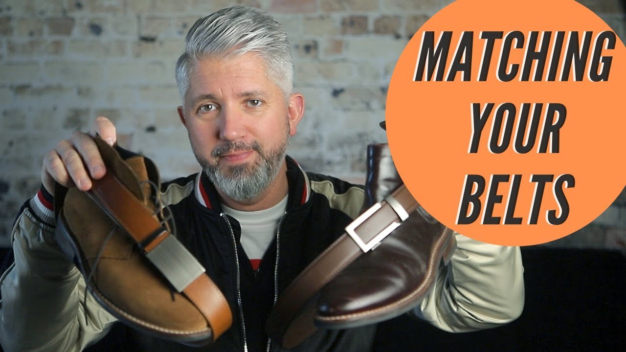 How To Match Your Belt With Your Shoes