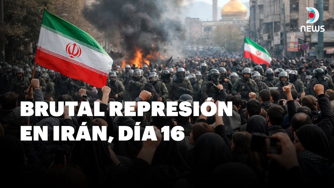 Rebelión contra el régimen iraní: día 16 | La dura advertencia de Trump | DNews