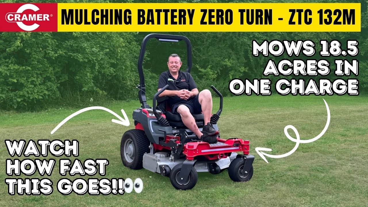 WATCH NOW - This Zero Turn Mower will blow your socks off! The Cramer Tools ZTC 132M