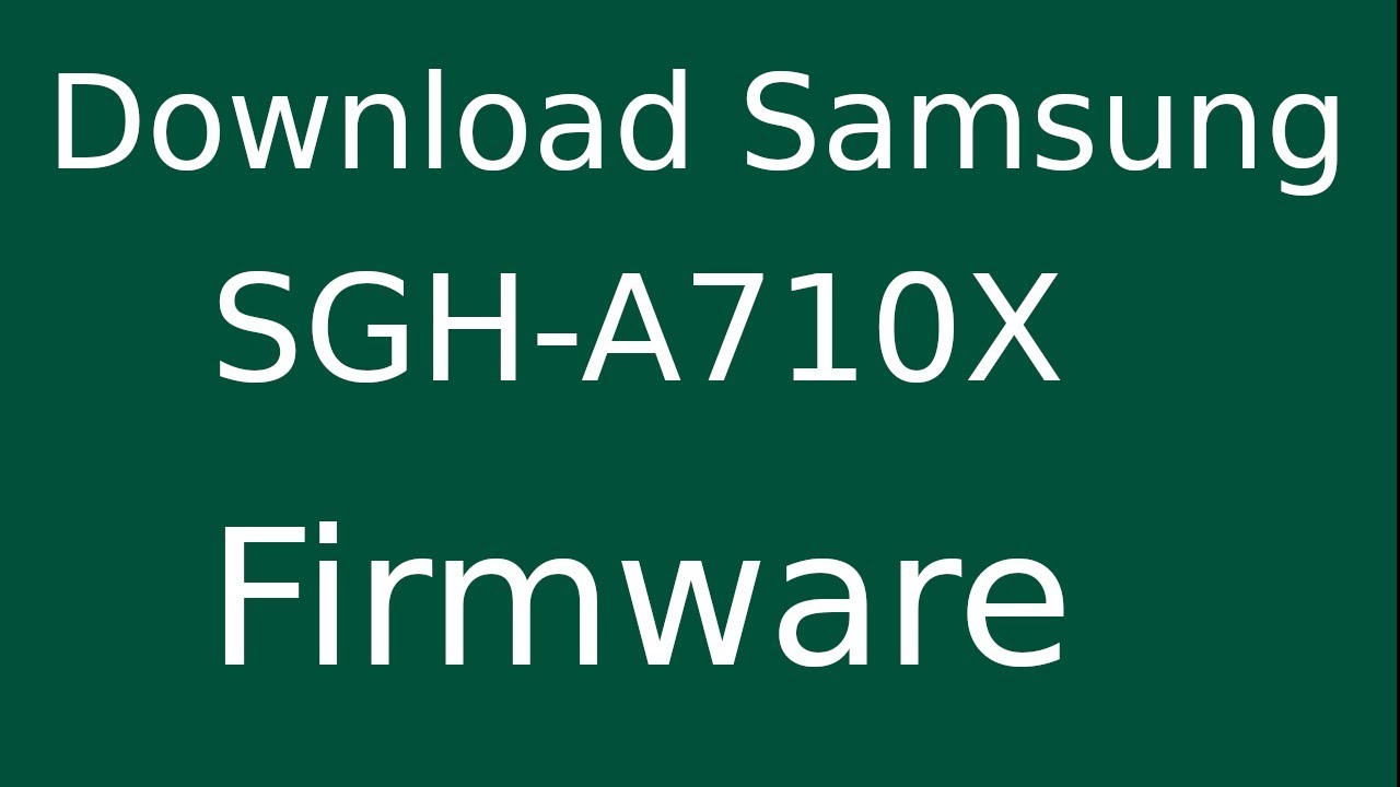 How To Download Samsung Galaxy A7 SGH-A710X Stock Firmware (Flash File) For Update Android Device