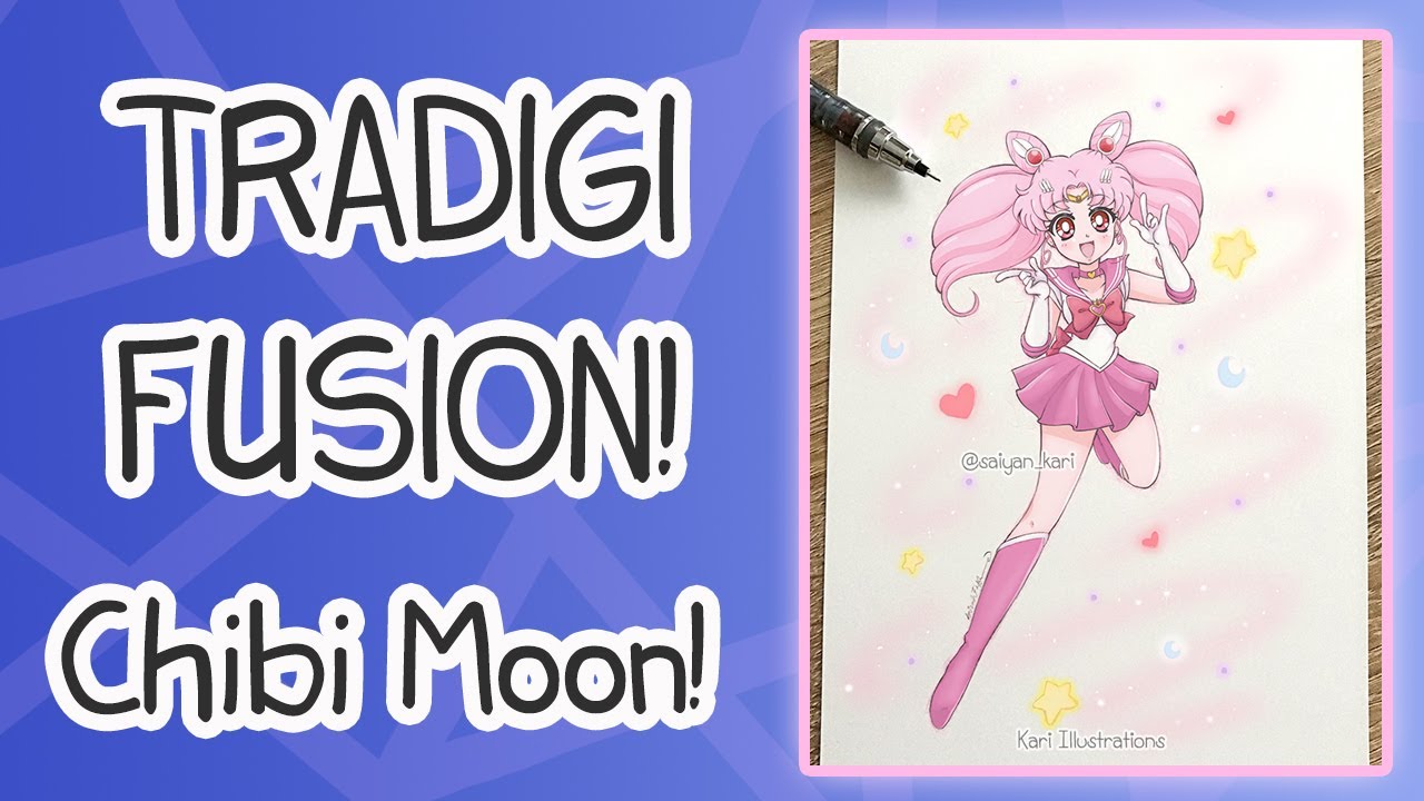 •SPEEDPAINT• SAILOR CHIBI MOON COLOURING PROCESS