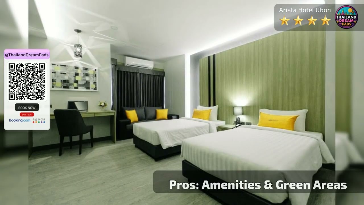 Arista Hotel Ubon - Watch Before You Book | Ubon Ratchathani, Thailand🛏️