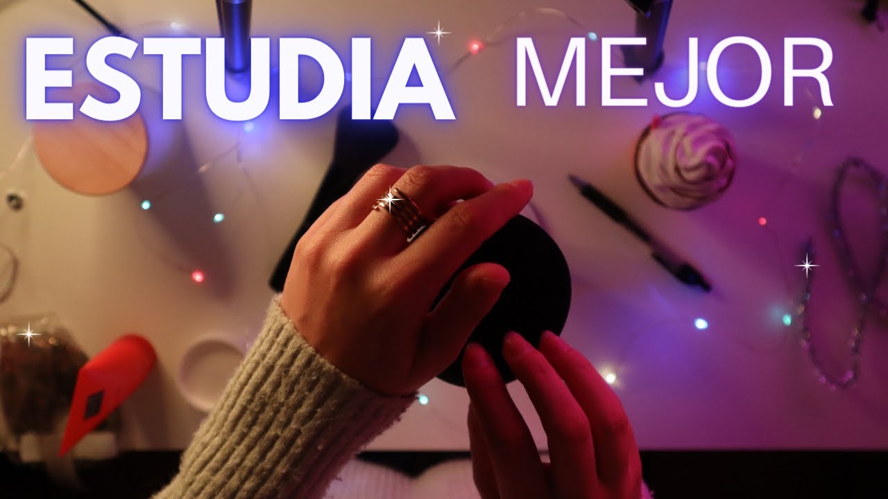 ASMR PARA ESTUDIAR, TRABAJAR, CONCENTRARSE 📝 | Sonidos para Estudiar | ASMR No Talking