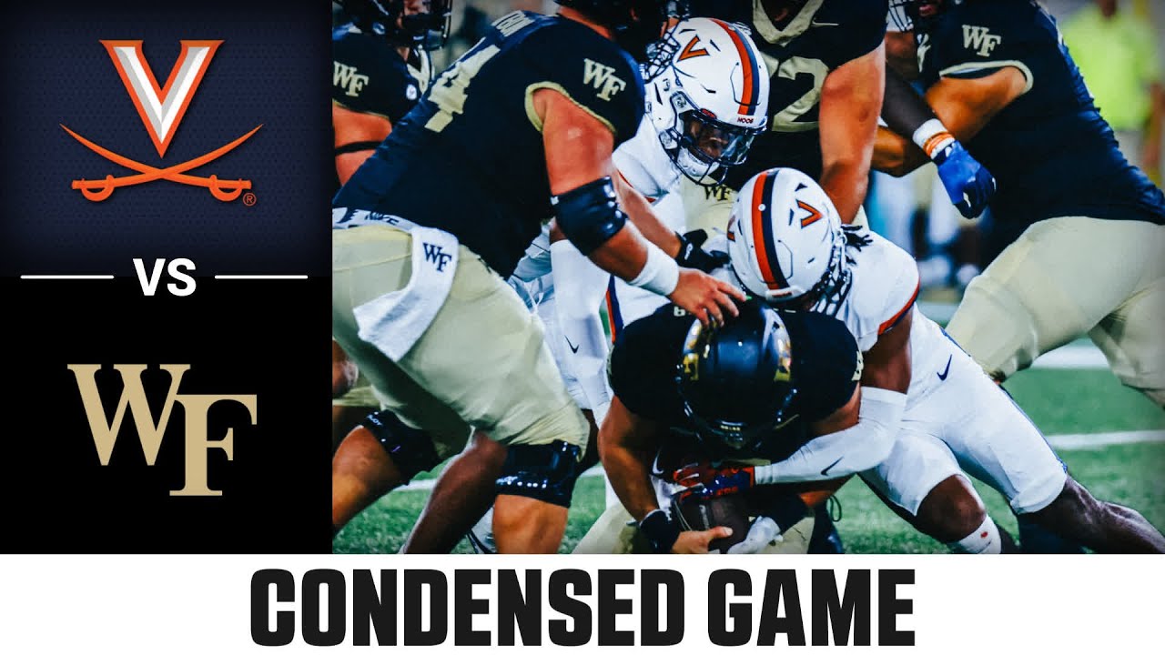Virginia vs. Wake Forest Condensed Game | 2024 ACC Football