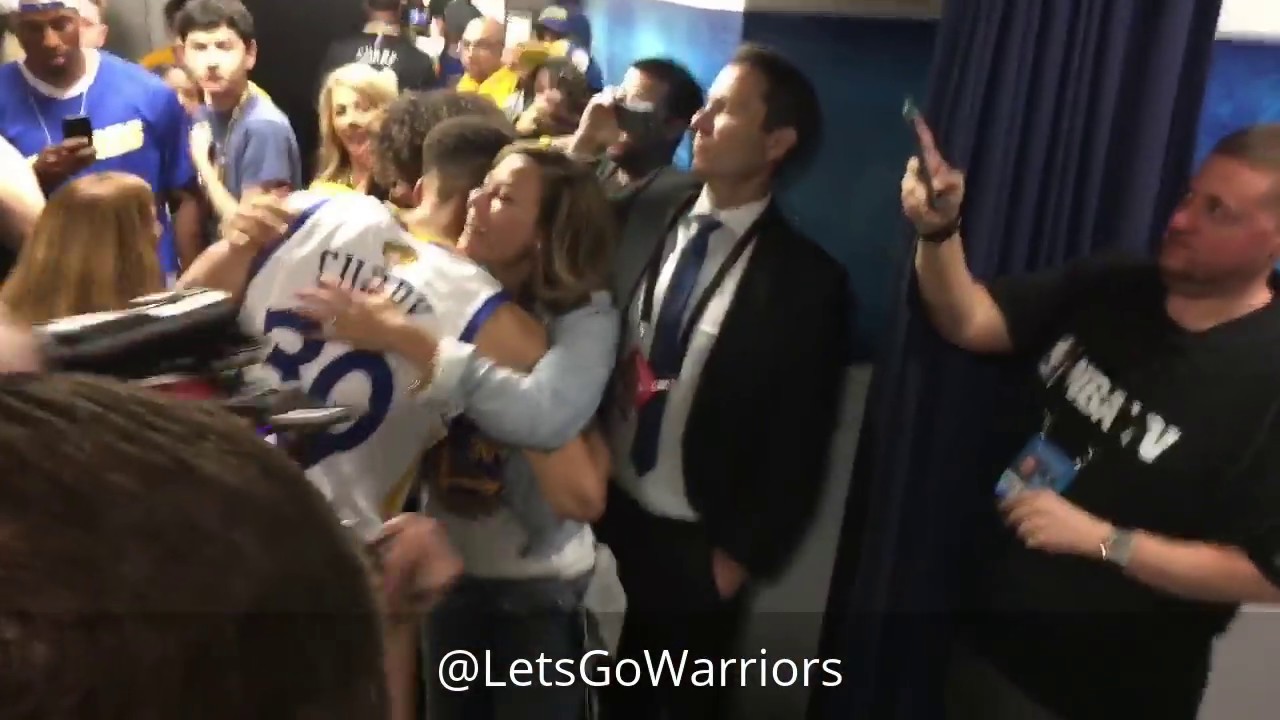 [!] Warriors postgame tunnel walk: Steph Curry,Donovan Mitchell 👀,Ayesha, Durant,2017 NBA Finals G1