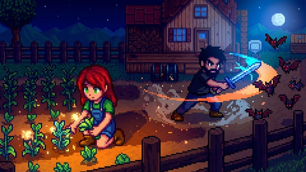 100 дней в долине Stardew вместе с мошенником #1