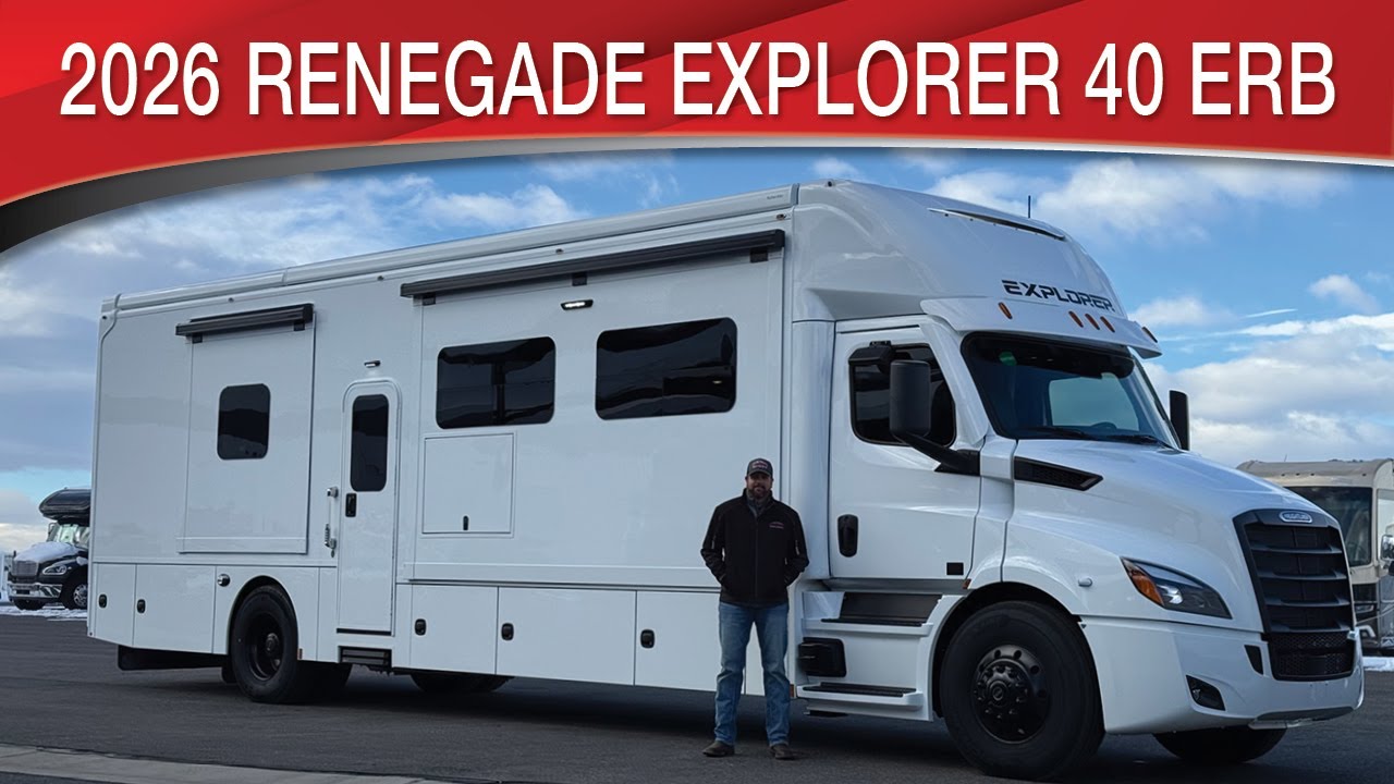 2026 Renegade Explorer 40ERB Built On The 525-Horsepower Cascadia Chassis