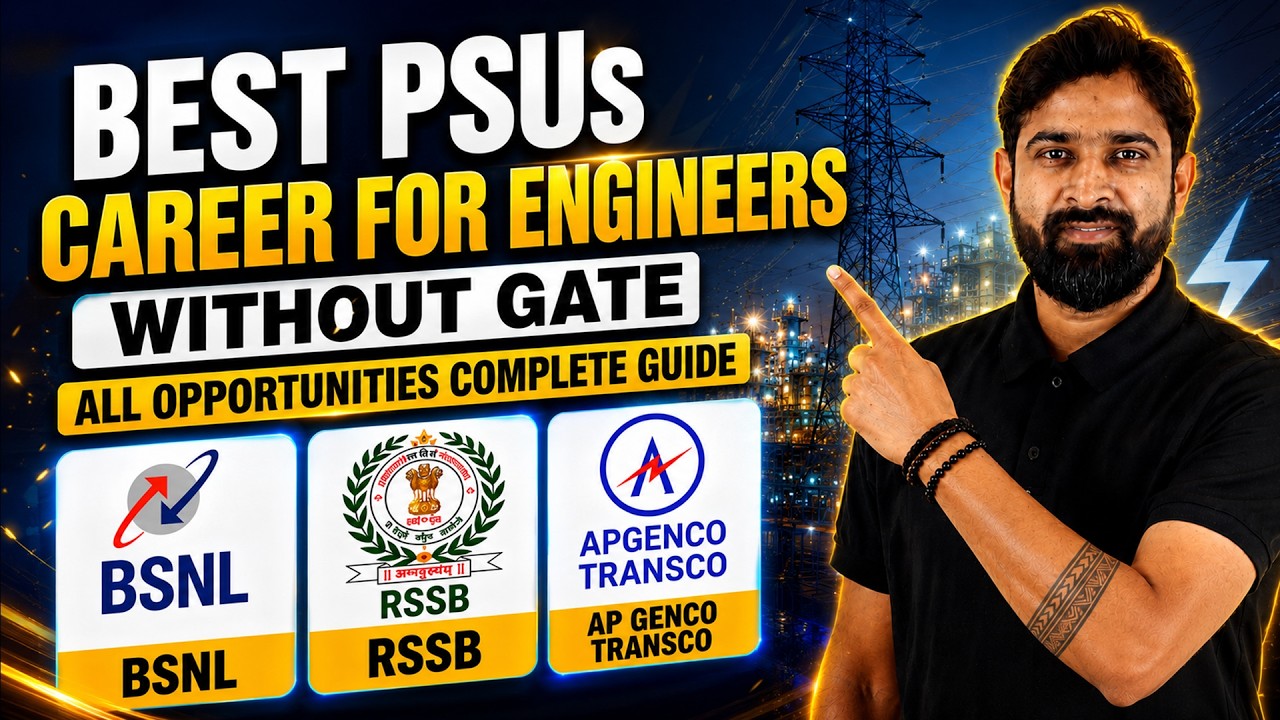 Best PSUs Career For Engineers Without GATE All Opportunities Complete Guide