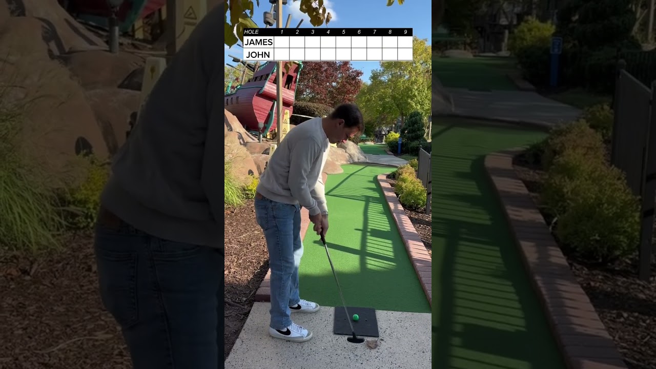 Mini golf matchup for THE AGES 