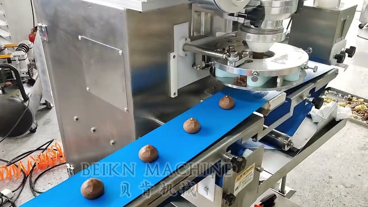Sesame jams stuffed ball making machine encrusting machine for stuffed balls filled cookies machine