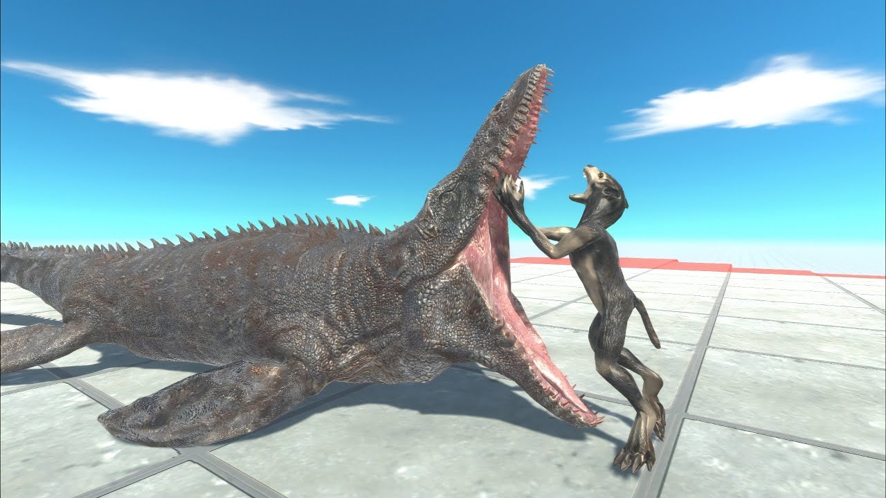 Mosasaurus New unit vs every Unit - Animal Revolt Battle Simulator