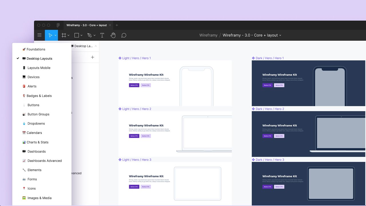 Figma&rsquo;s Fastest and Most Powerful Wireframing Kit - Wireframy 3.0