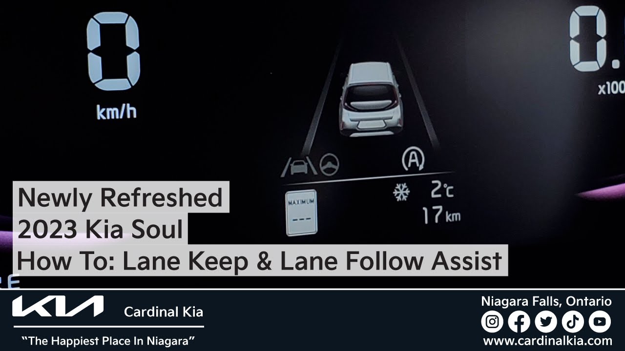 Refreshed 2023 Kia Soul | How To Turn On/Off Lane Keep & Lane Follow Assist!