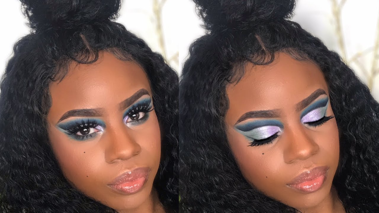 BLUE CUT CREASE EYESHADOW TUTORIAL [hooded eyes] | ITSMAKEUPJENN