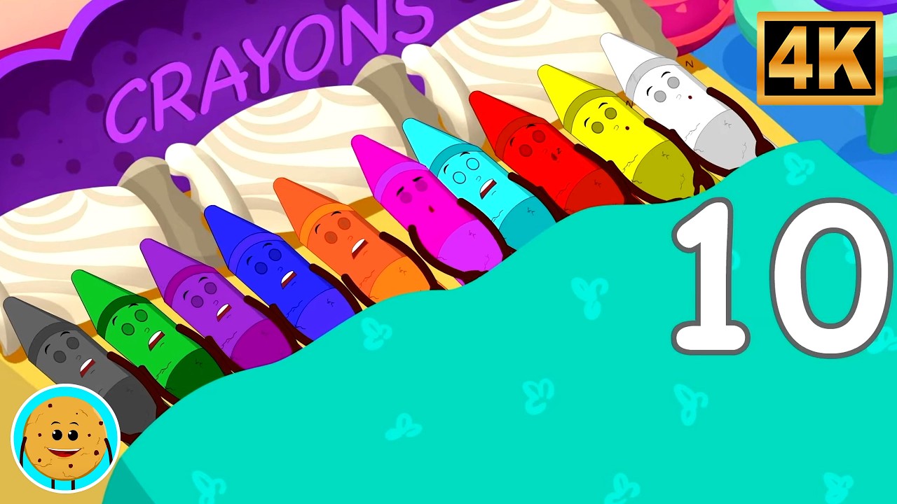 Ten In The Bed, Numbers Song and Cartoon Video for Kids