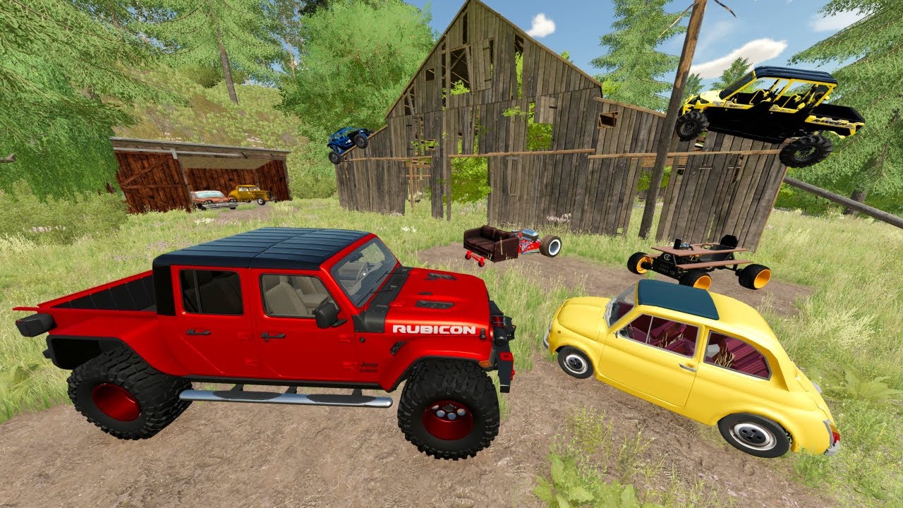 Buying Very Old Abandoned Barns at Auction | Farming Simulator 22