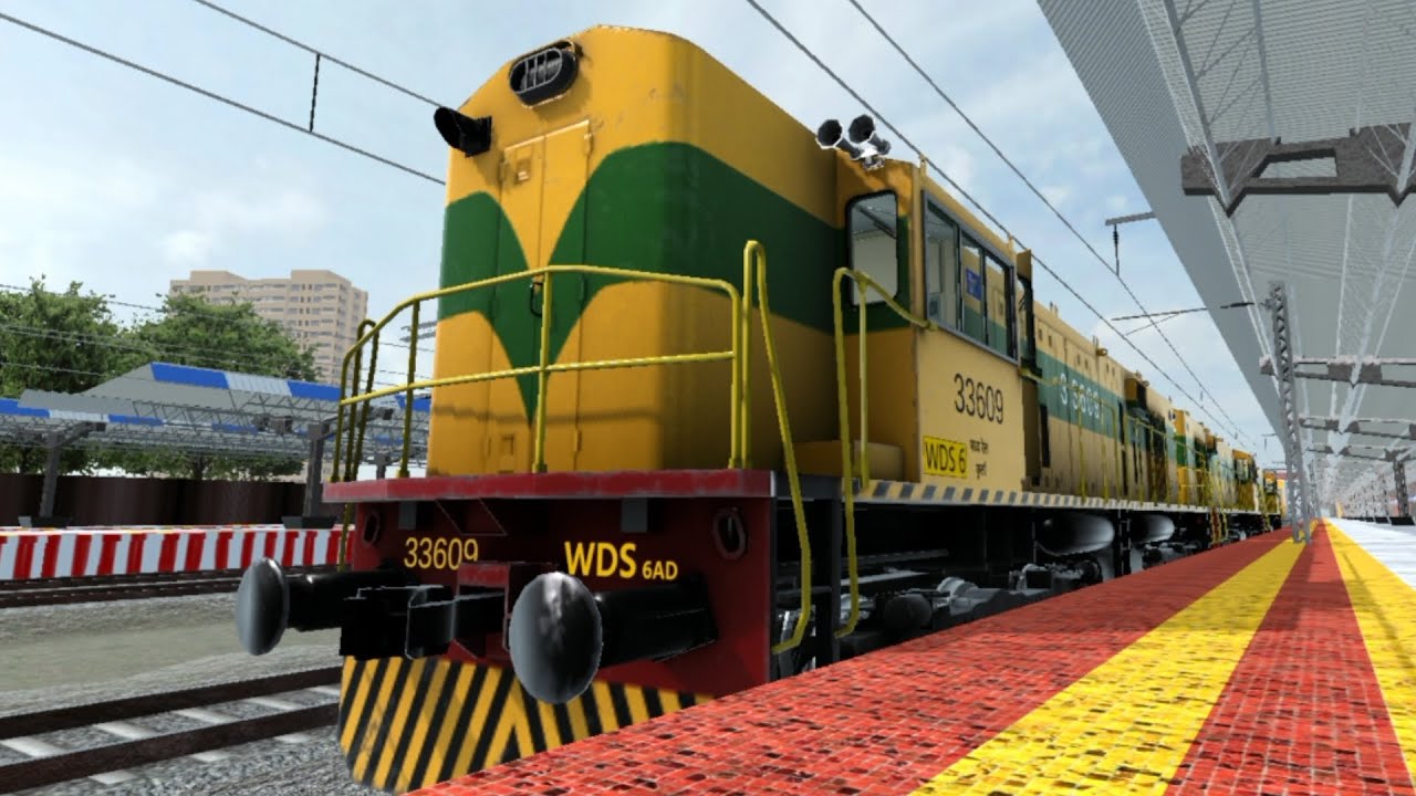Wds 3 locomotive shunting local memu passenger #train #indianrailways #subscribe #share #railway 