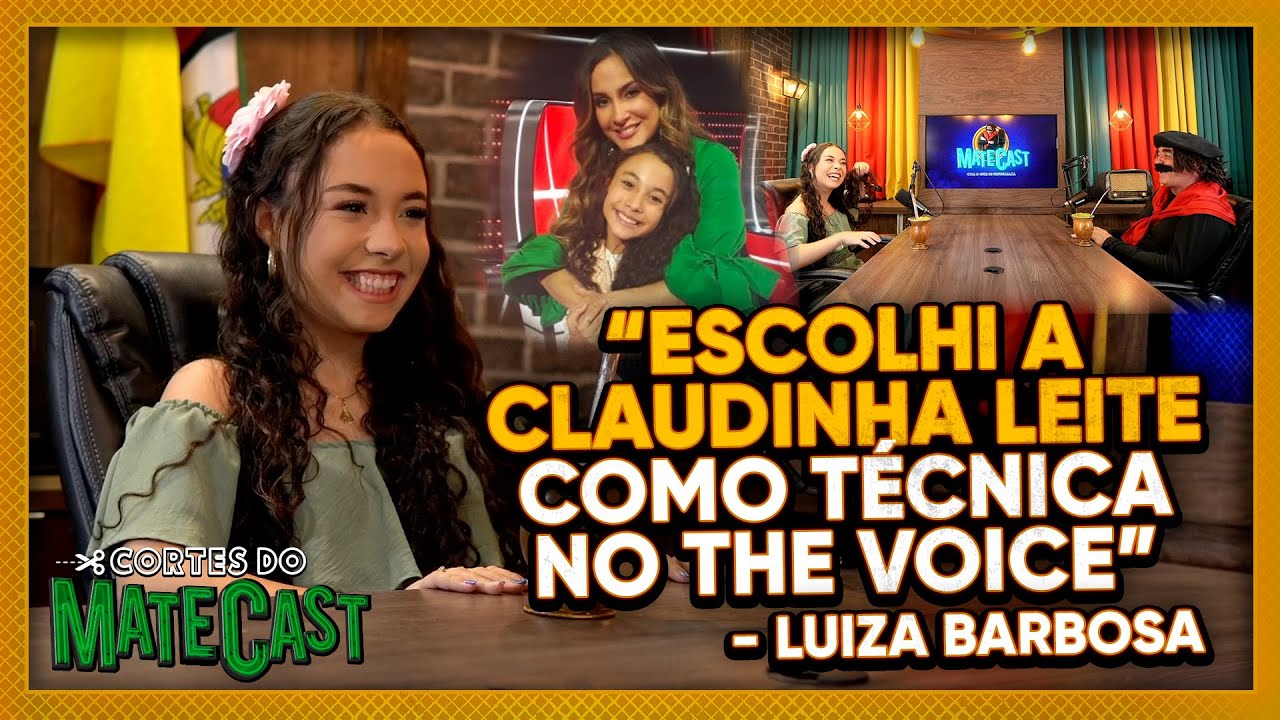 &ldquo;ESCOLHI A CLAUDINHA LEITE COMO T&Eacute;CNICA NO THE VOICE&rdquo; - LUIZA BARBOSA | MATECAST