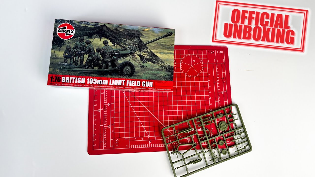 Official Unboxing Airfix-British 105mm Light Field Gun
