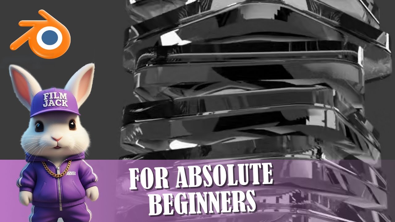 Blender 5.0 For Beginners: Create a Smooth Spinning Glass Animation