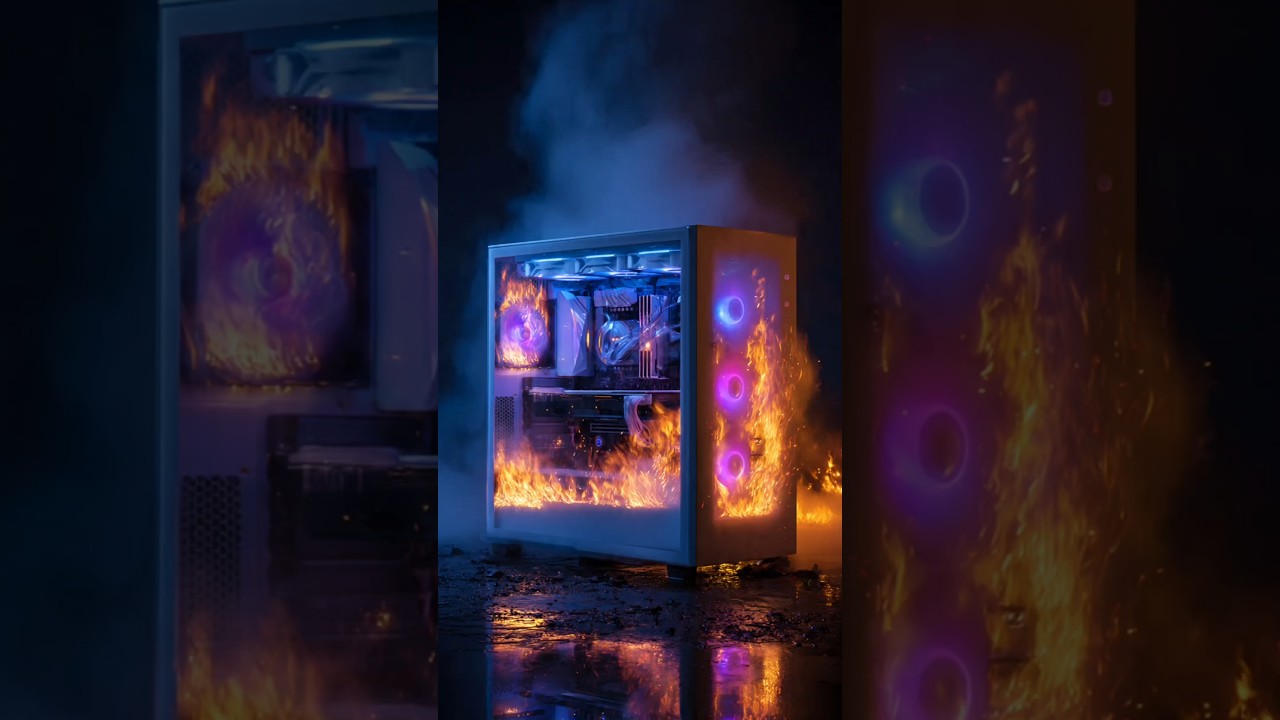 My PC Just Caught FIRE! 😱🔥
