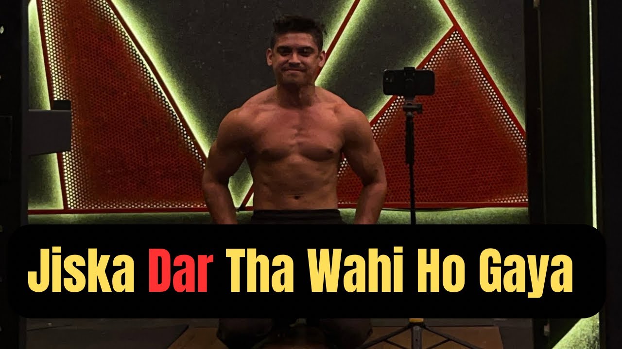 Jiska Dar Tha Wahi Ho Gaya | Chest & Biceps Workout | 