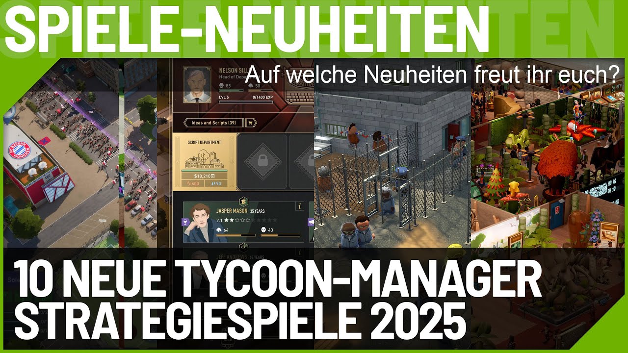 10 neue Tycoon Manager Strategiespiele im Jahr 2025 | Abenteuer Strategiespiele