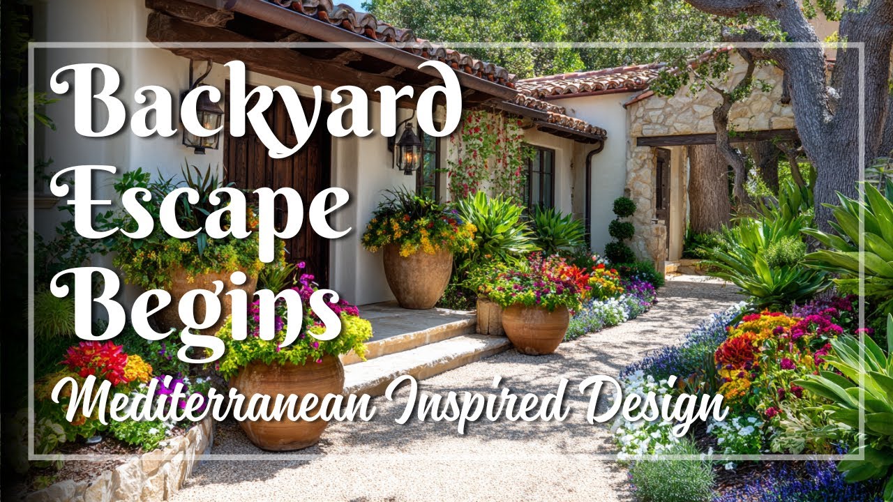 Mediterranean Home Garden Ideas 🌞 Can Timeless Coastal Elegance Transform Your Backyard Mood?