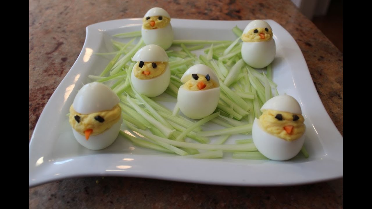 Hard Boiled Egg Chicks: Classy Cookin' with Chef Stef