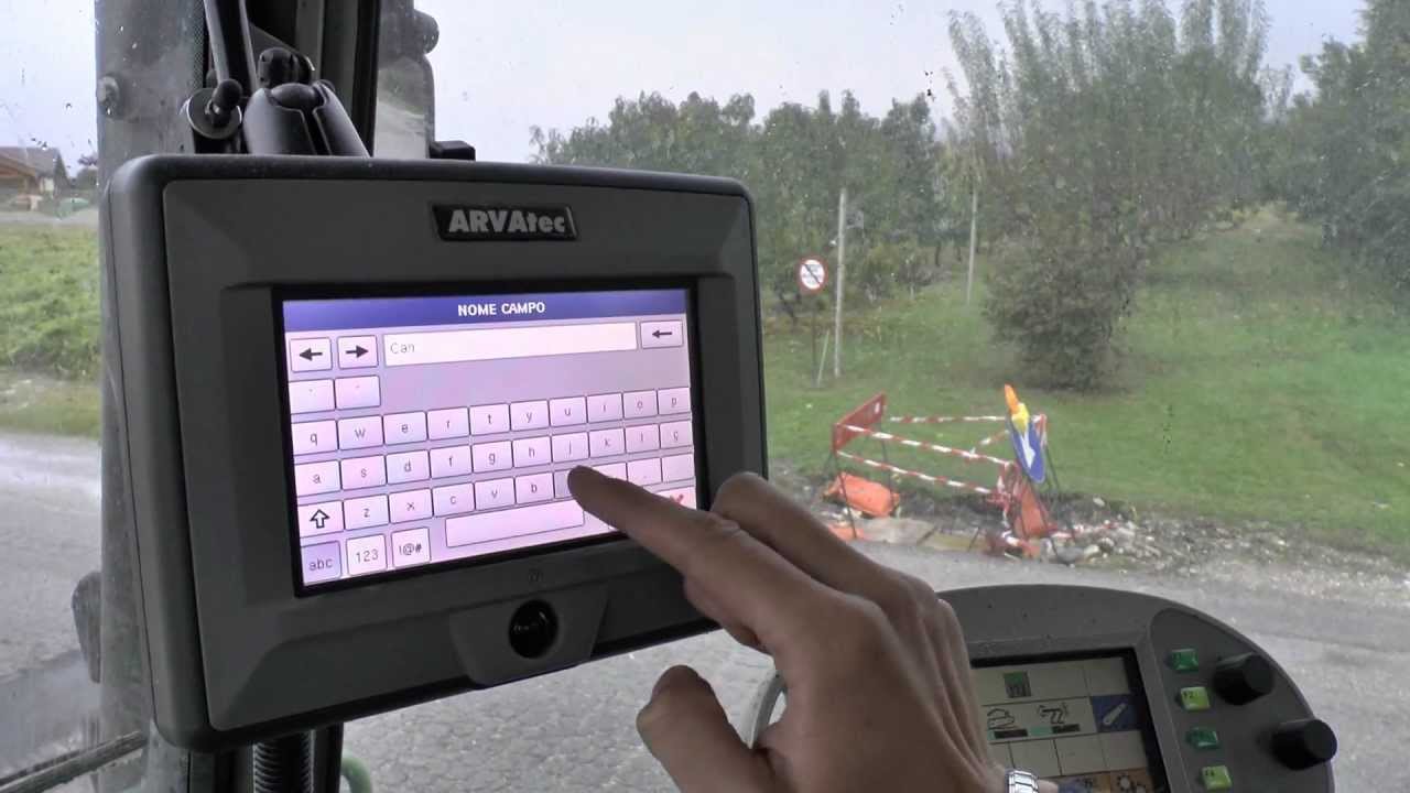 La semina con il controllo GPS