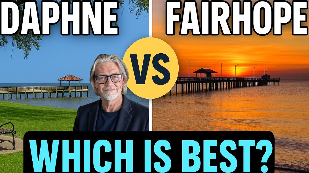 Living in Daphne vs Fairhope Alabama | Which is the BEST Place to Live?