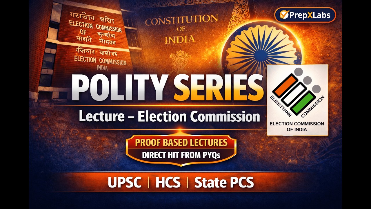 7  Election Commission | Indian Polity Series | Prelims Direct Hit | UPSC/UPPCS/HCS and other PCS
