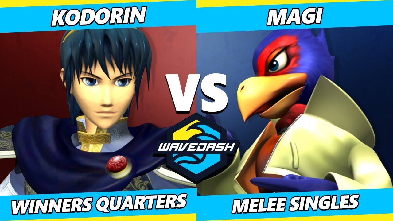 Wavedash 2023 - KoDoRiN (Marth) Vs. Magi (Falco) Smash Melee - SSBM