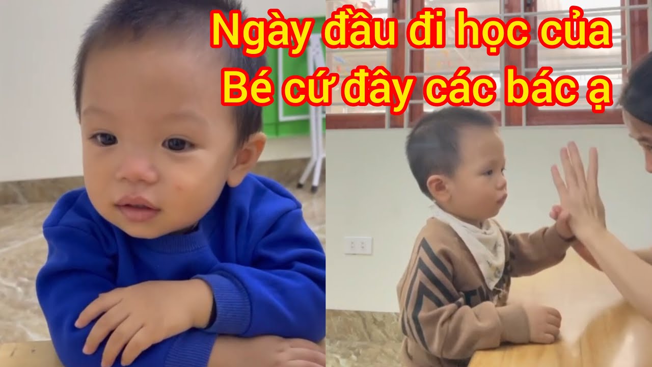 NGÀY ĐẦU TIÊN CỦA BÉ ĐI HỌC ĂN NGON LẮM Ạ, VLOG 1