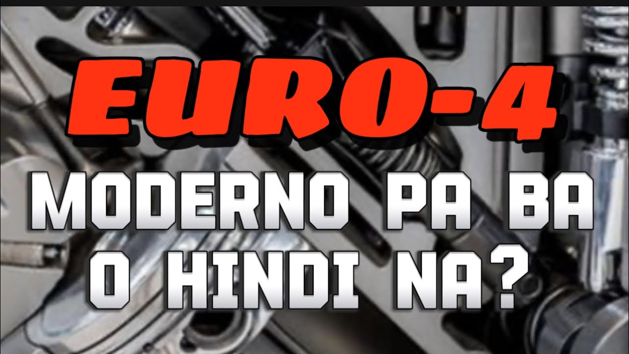 EURO-4 NA DIESEL ENGINE BAKIT NAGIGING MAUSOK? MODERNIZE JEEPNEY HINDI NA BA MAUSOK?