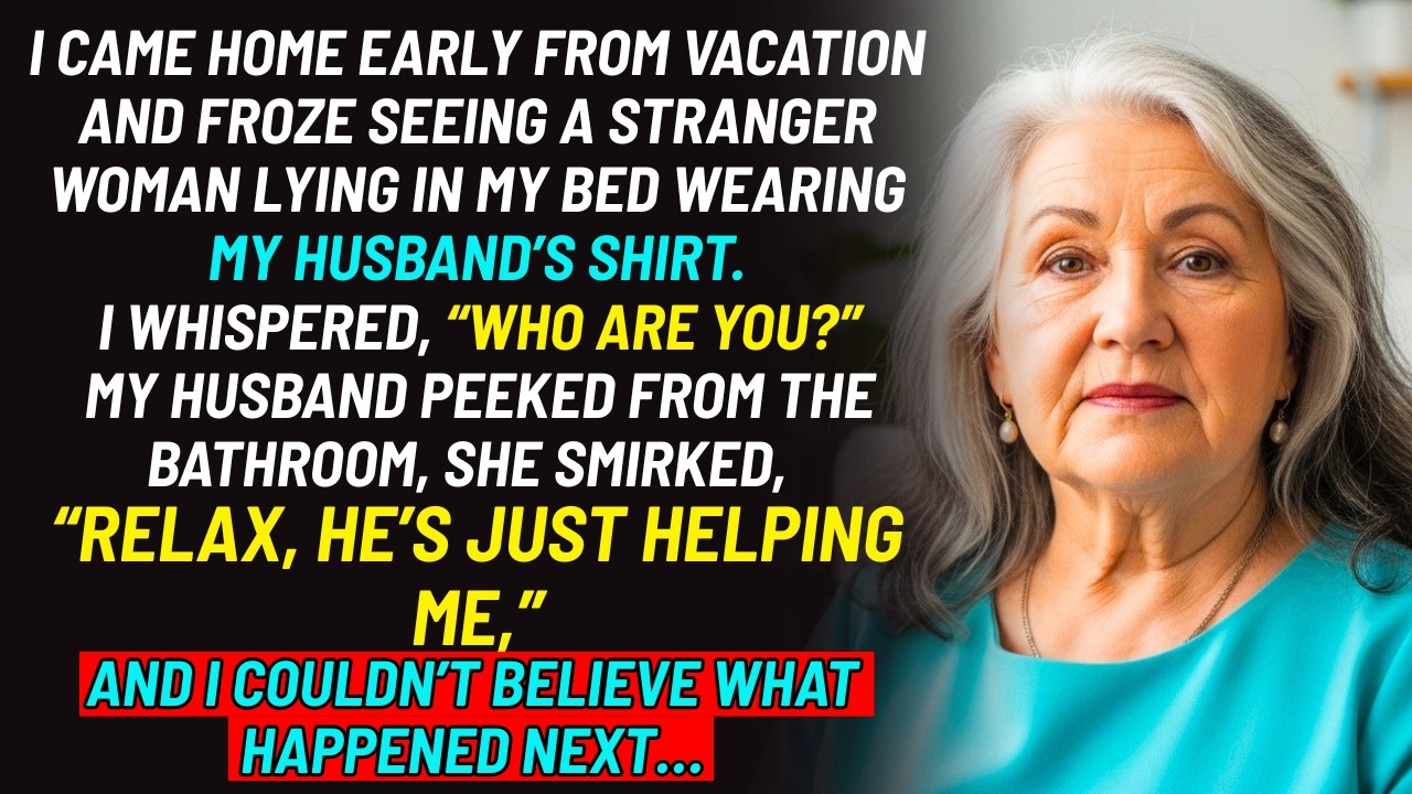 I Came Home Early From Vacation — And Found A Strange Woman In My Bed, Then Learned Why…