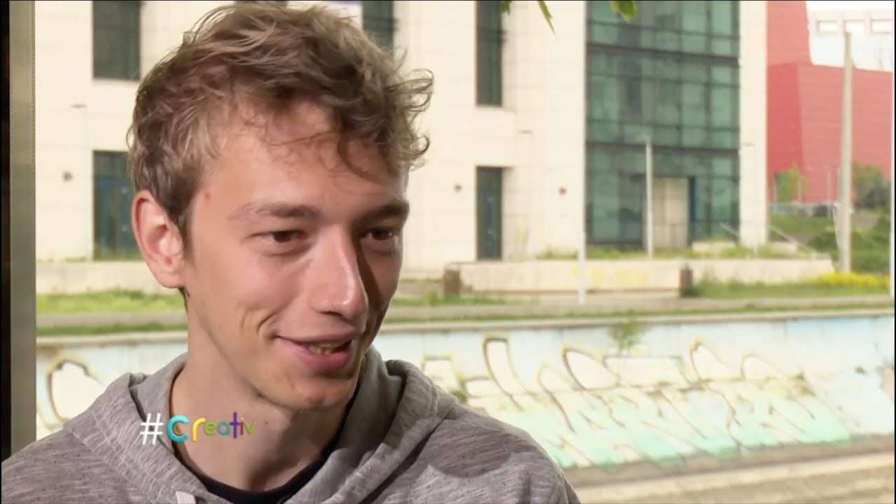 Cristian Dascălu la TVR1 (#creativ alături de Claudia Spătărescu)