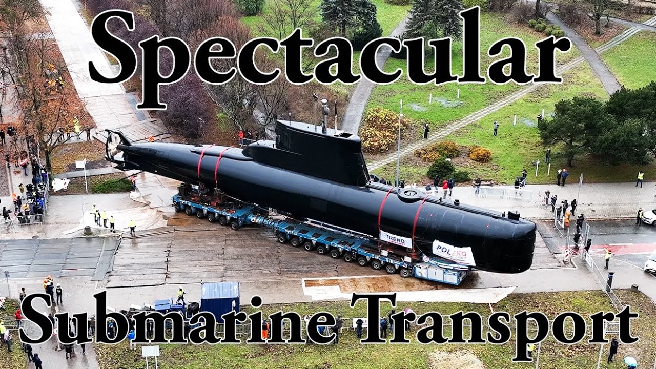 Впечатляющая подводная лодка-тяжелотранспортер ORP Sokół | От порта до Военно-морского музея в Гдыне