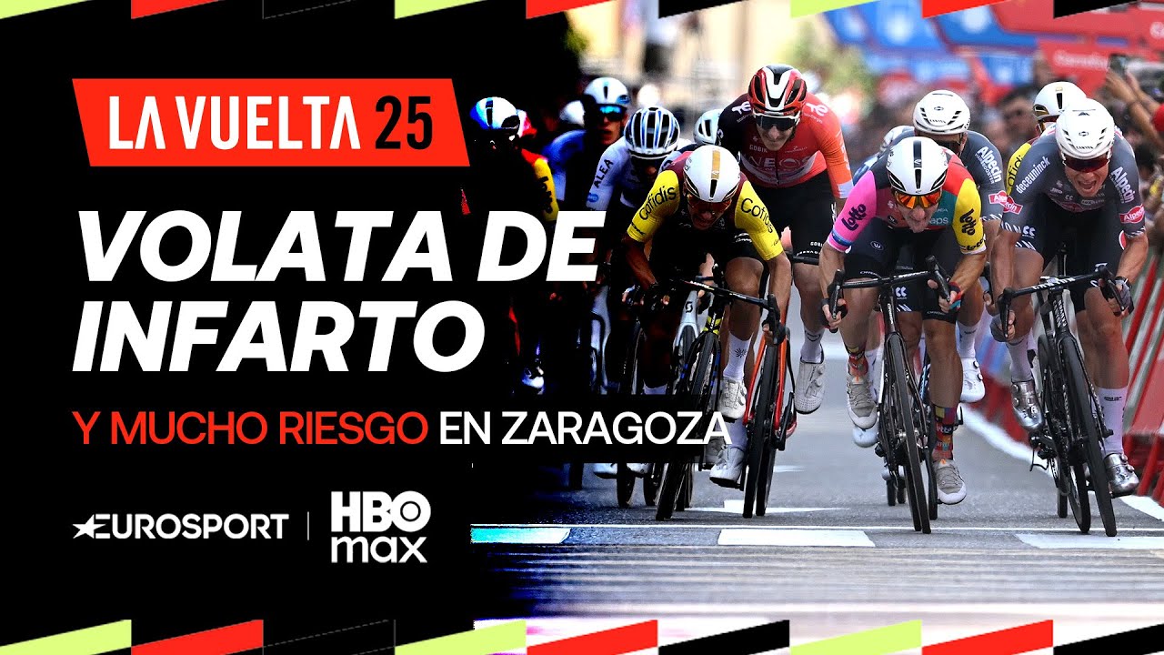 ¡EL CORAZÓN EN UN PUÑO EN ZARAGOZA! | 8ª ETAPA VUELTA A ESPAÑA 2025 | VÍDEO RESUMEN Y HIGHLIGHTS