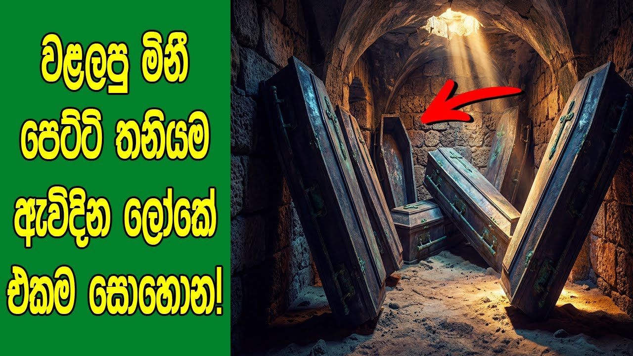 වළලපු මිනී පෙට්ටි තනියම ඇවිදින ලෝකේ එකම සොහොන! ‍‍| Dancing Coffins Of Barbados Simply Explained
