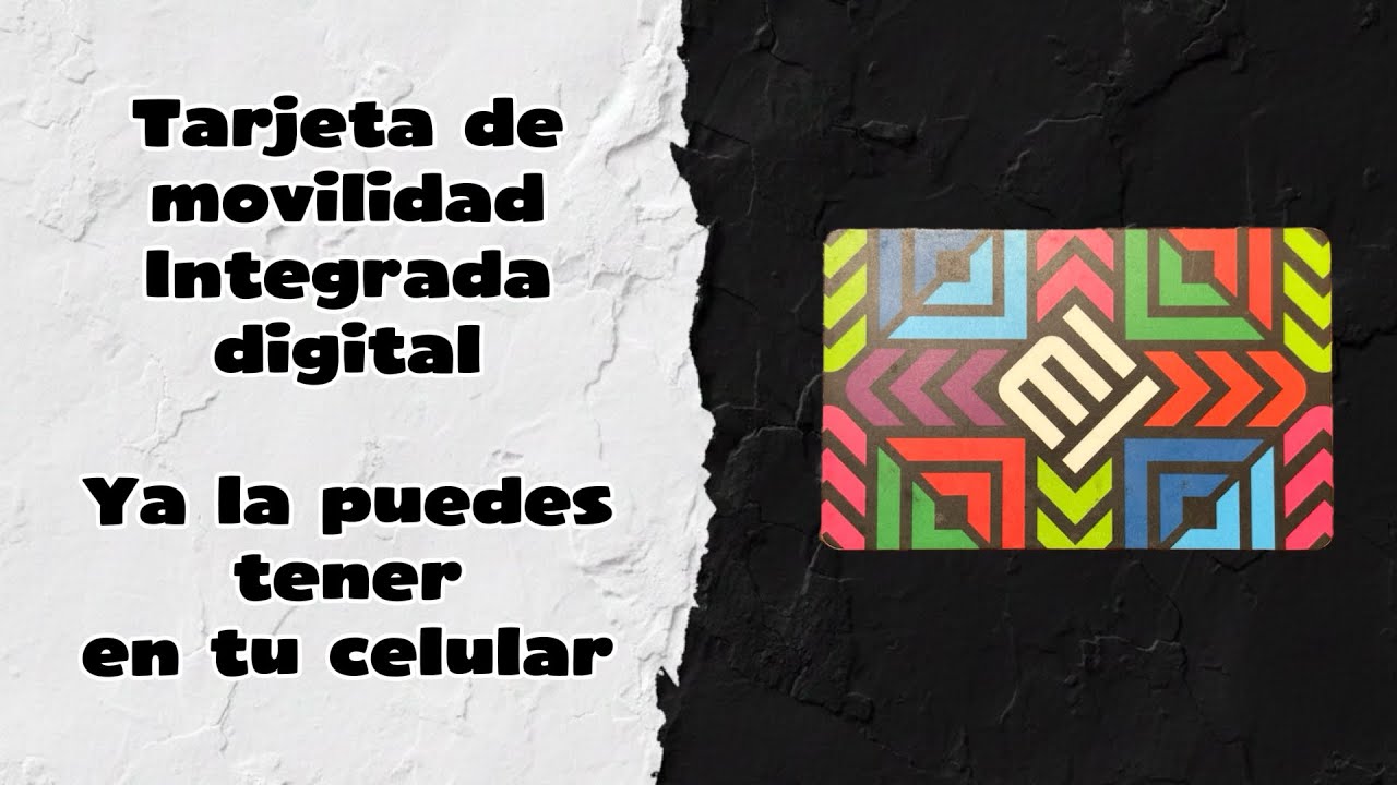 Tarjeta digital movilidad integrada  