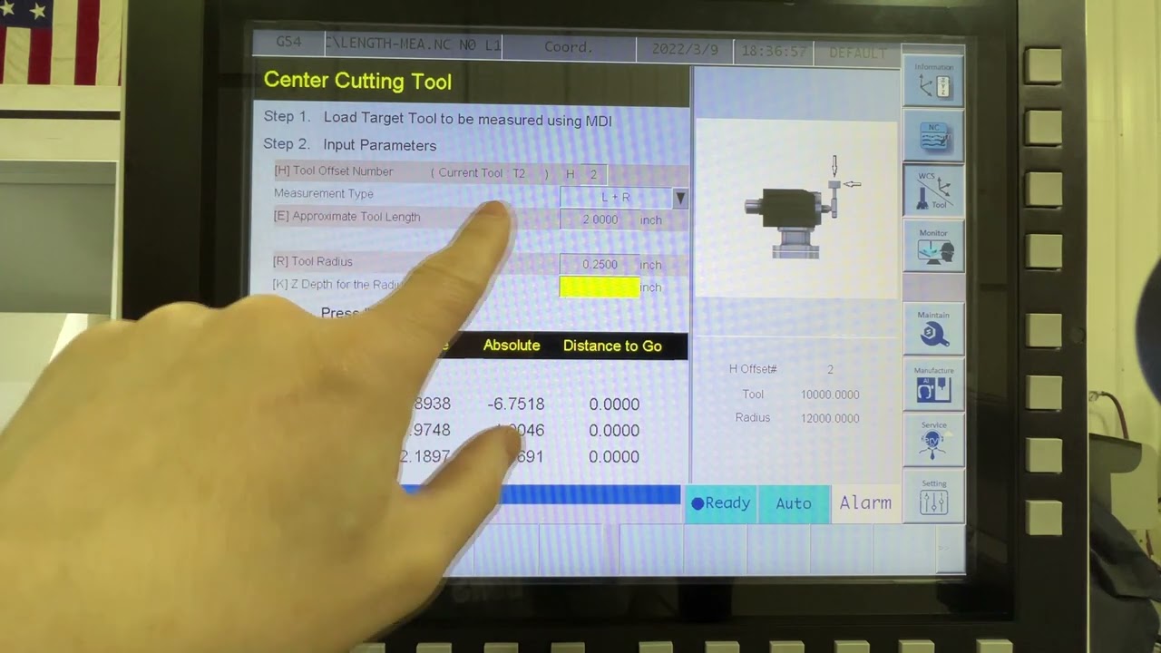 SyilX7 + Syntec 22Ma new tool setter screens, calibration, and How To Use.