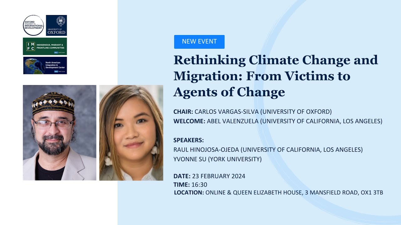 Rethinking Climate Change and Migration: From Victims to Agents of Change