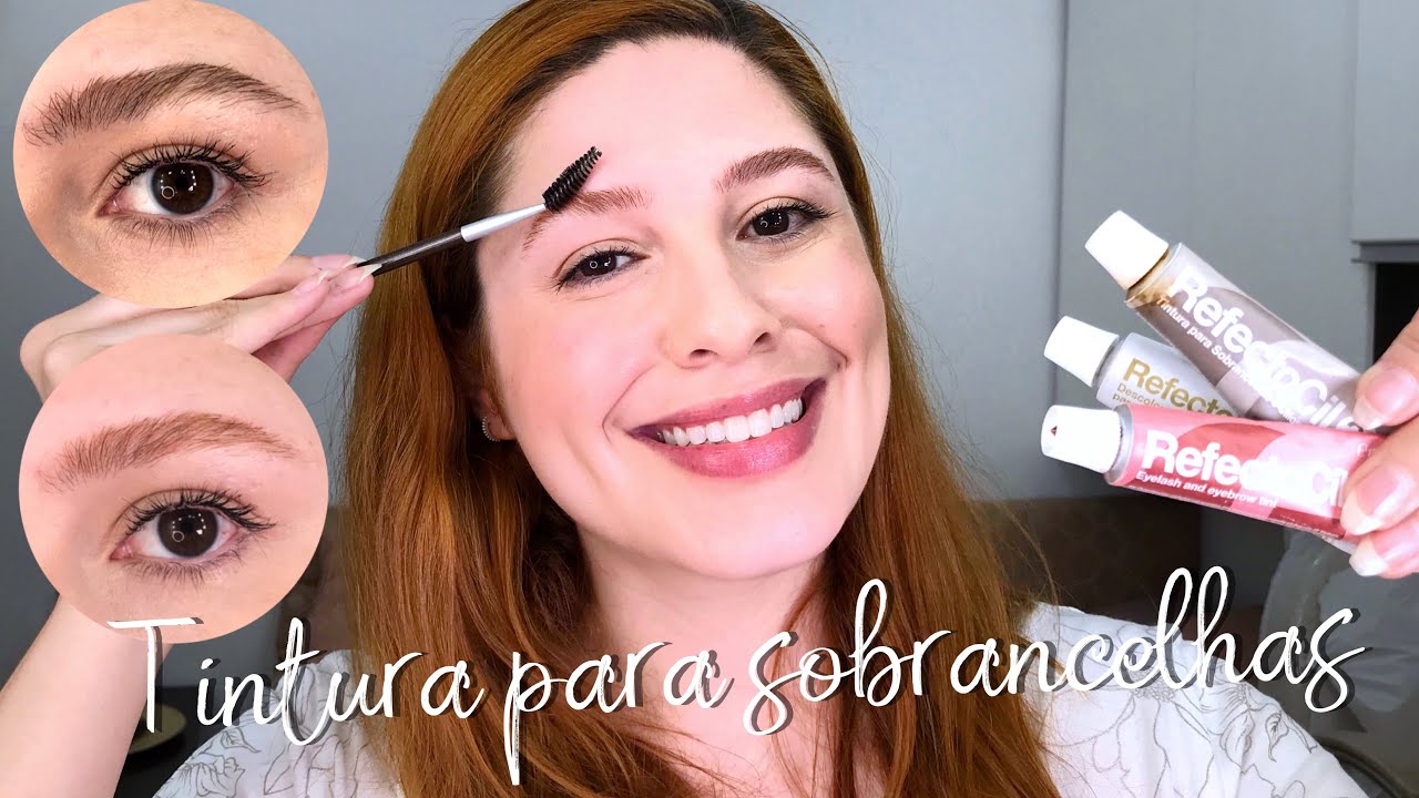 SOBRANCELHAS RUIVAS COMO PINTAR CORRETAMENTE COM TINTA PARA SOBRANCELHAS | REFECTOCIL