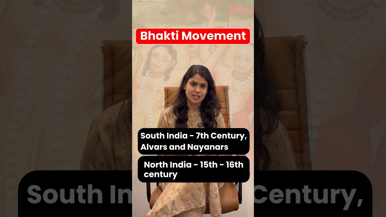 Bhakti Movement : Why Bhakti Tradition developed late in North India as compared to South India?