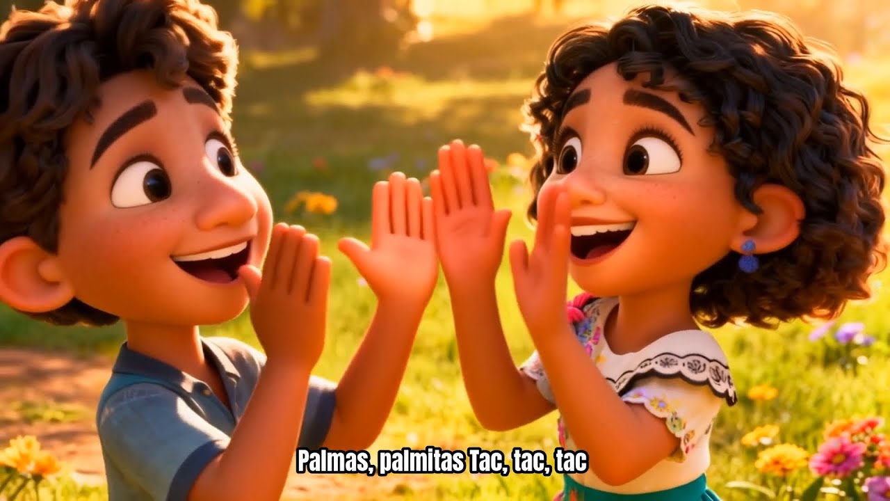 Palmas palmitas (canción para niños) #disney #pixar #baile #músicainfantil