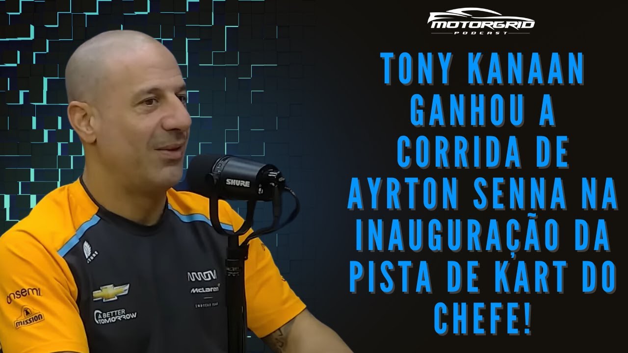 Tony Kanaan ganhou a corrida de Ayrton Senna na inauguração da pista de kart do chefe!